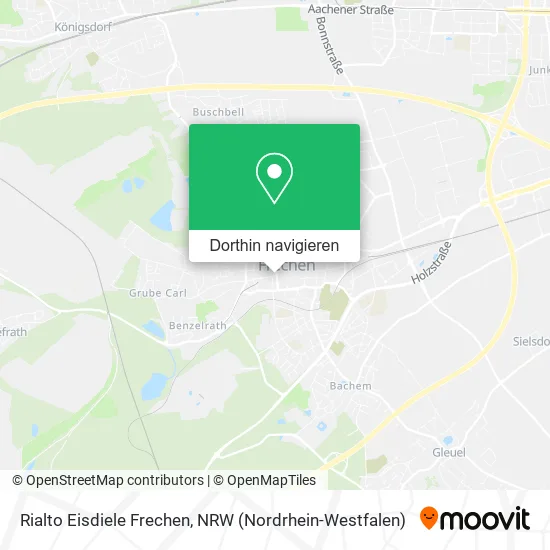 Rialto Eisdiele Frechen Karte