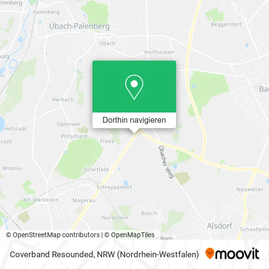 Coverband Resounded Karte