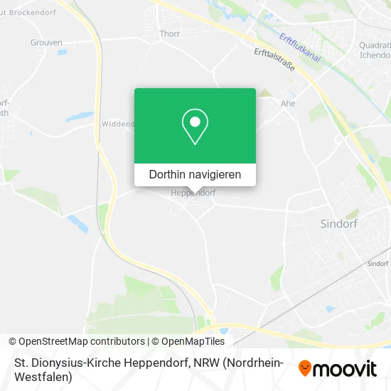 St. Dionysius-Kirche Heppendorf Karte