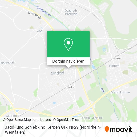 Jagd- und Schiebkino Kerpen Grk Karte