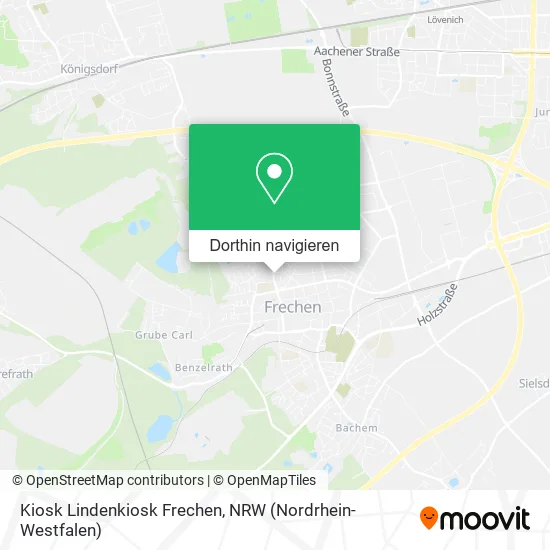 Kiosk Lindenkiosk Frechen Karte