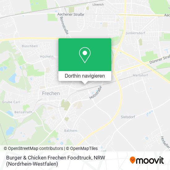 Burger & Chicken Frechen Foodtruck Karte