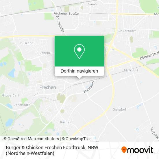 Burger & Chicken Frechen Foodtruck Karte