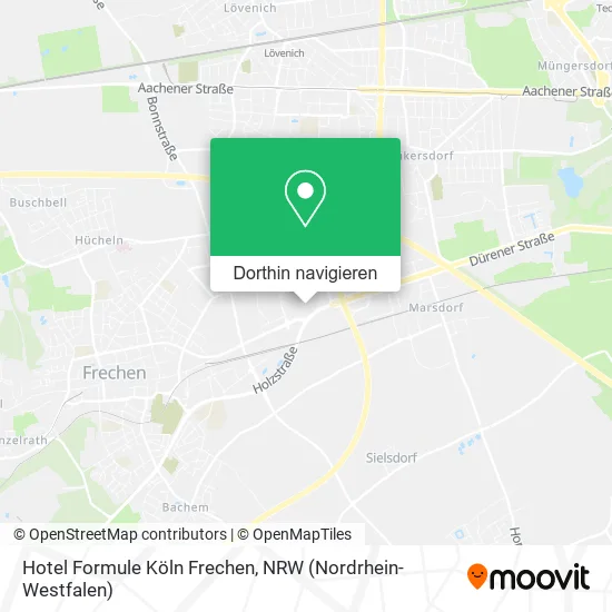 Hotel Formule Köln Frechen Karte