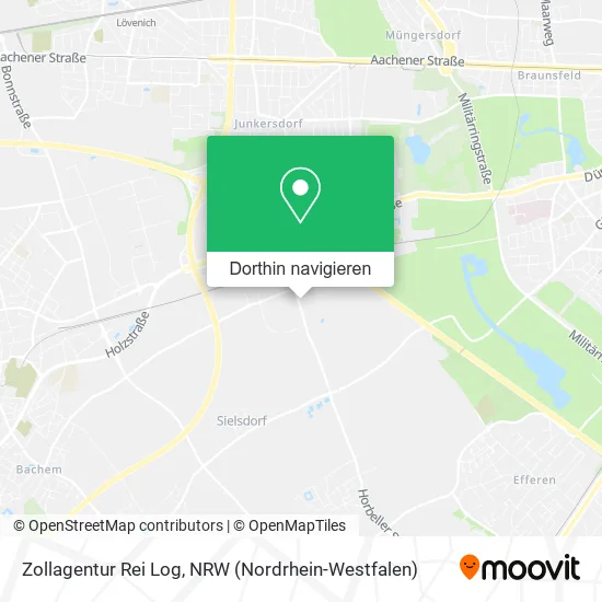 Zollagentur Rei Log Karte