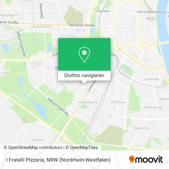 I Fratelli Pizzeria Karte