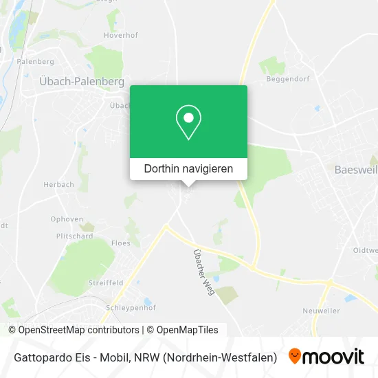 Gattopardo Eis - Mobil Karte