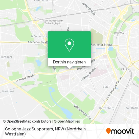 Cologne Jazz Supporters Karte