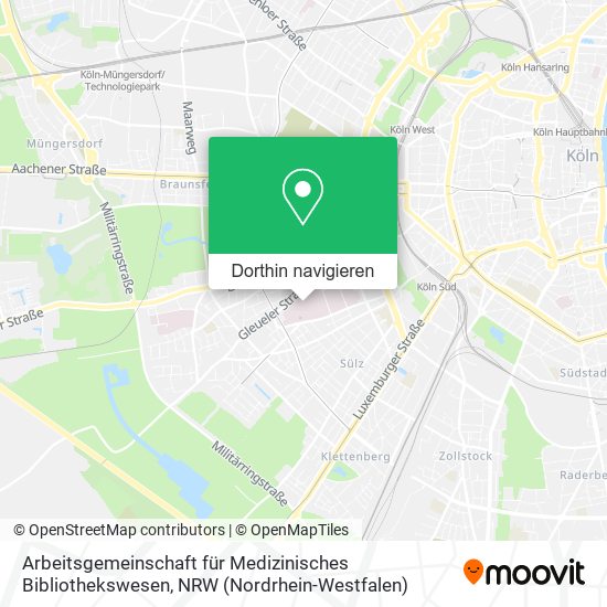 Arbeitsgemeinschaft für Medizinisches Bibliothekswesen Karte