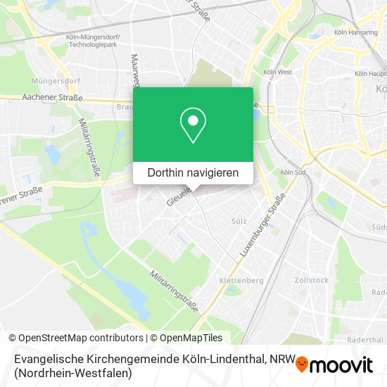 Evangelische Kirchengemeinde Köln-Lindenthal Karte