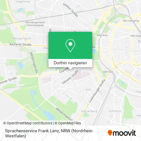 Sprachenservice Frank Lenz Karte