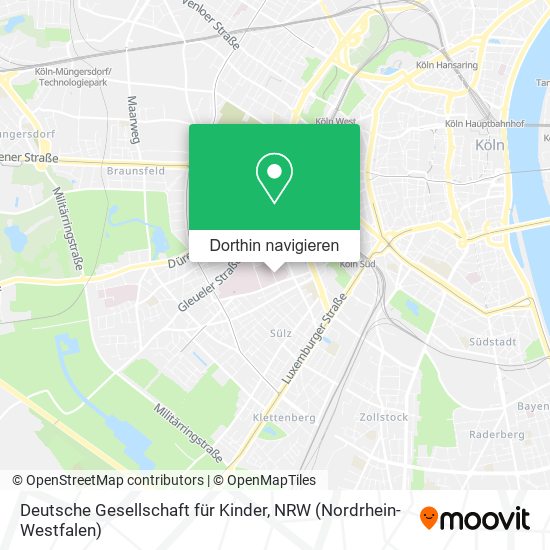 Deutsche Gesellschaft für Kinder Karte
