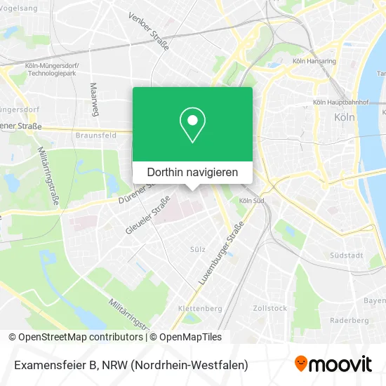 Examensfeier B Karte