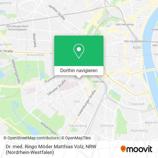 Dr. med. Ringo Möder Matthias Volz Karte