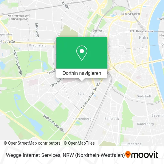 Wegge Internet Services Karte