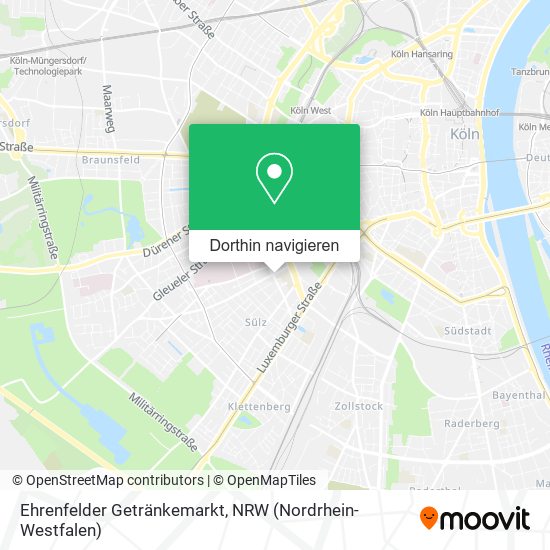Ehrenfelder Getränkemarkt Karte