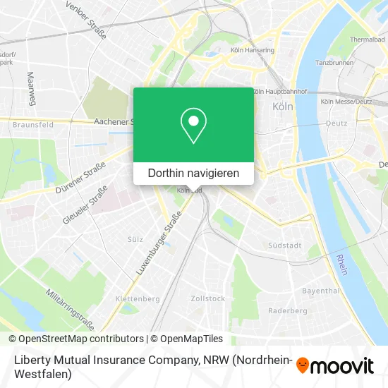 Liberty Mutual Insurance Company Karte