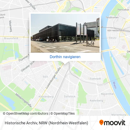 Historische Archiv Karte