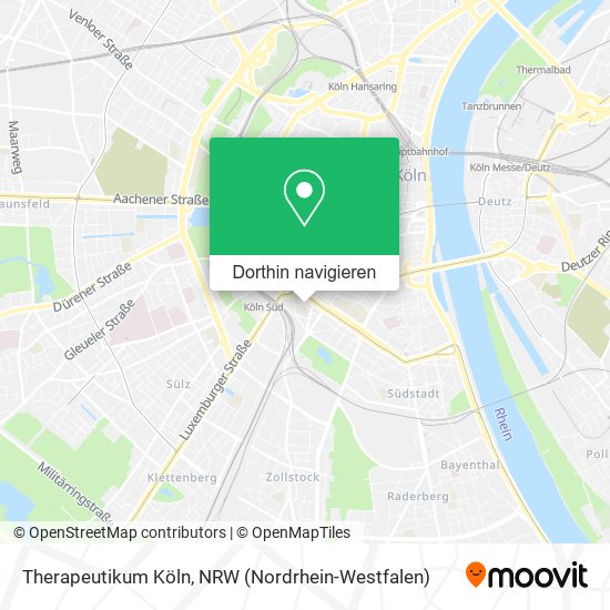 Therapeutikum Köln Karte