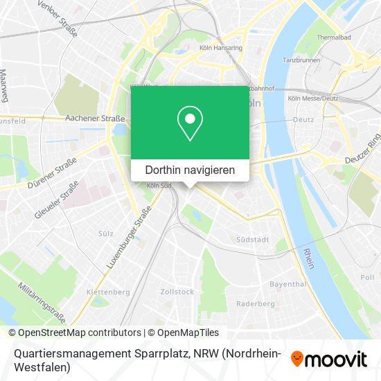 Quartiersmanagement Sparrplatz Karte