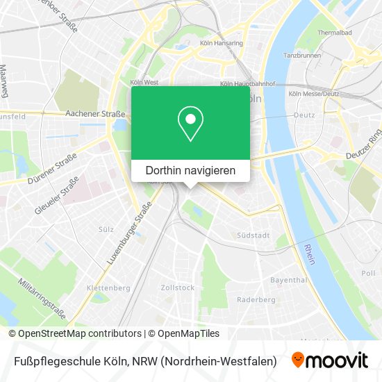 Fußpflegeschule Köln Karte