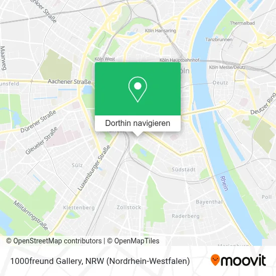 1000freund Gallery Karte