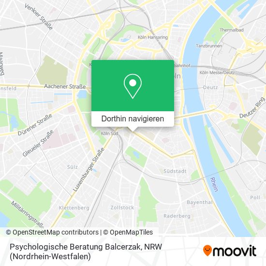 Psychologische Beratung Balcerzak Karte