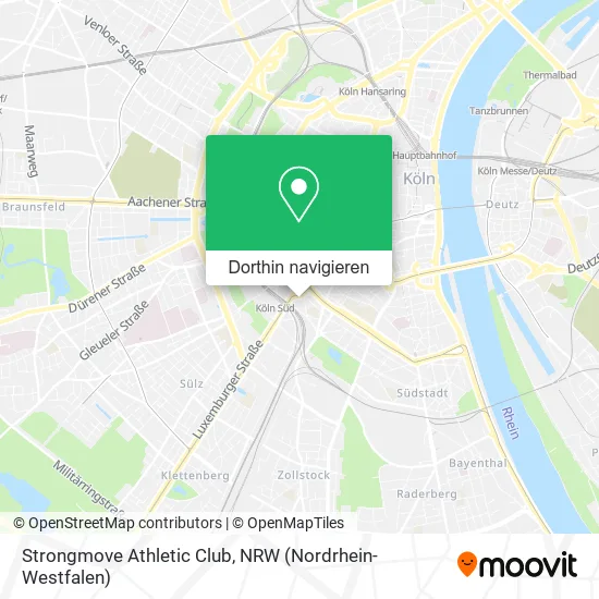 Strongmove Athletic Club Karte