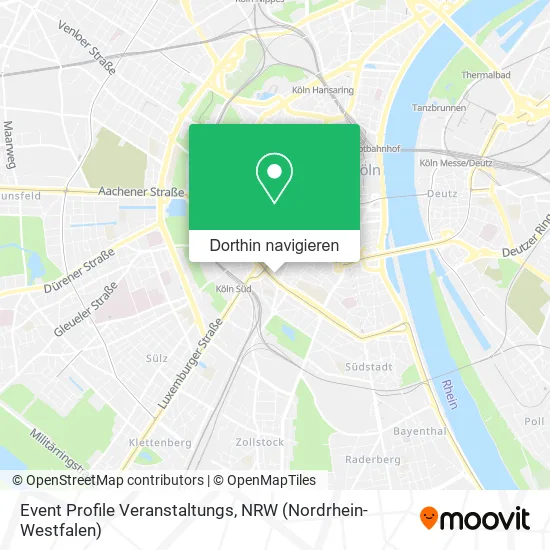 Event Profile Veranstaltungs Karte