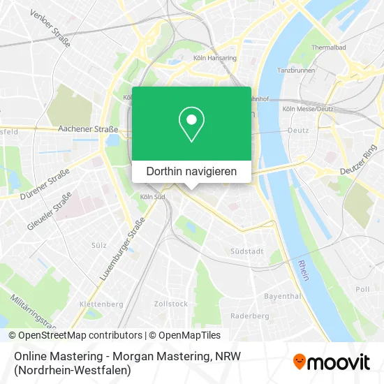 Online Mastering - Morgan Mastering Karte