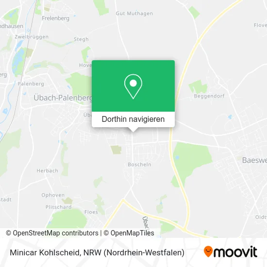 Minicar Kohlscheid Karte