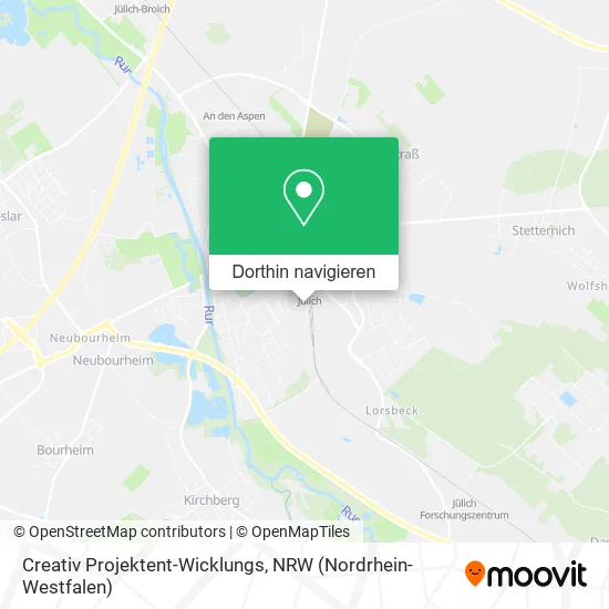 Creativ Projektent-Wicklungs Karte