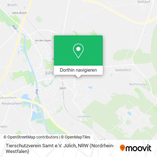 Tierschutzverein Samt e.V. Jülich Karte