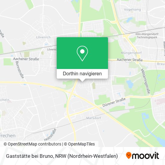 Gaststätte bei Bruno Karte