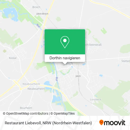 Restaurant Liebevoll Karte