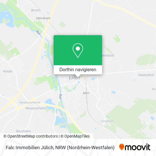 Falc Immobilien Jülich Karte