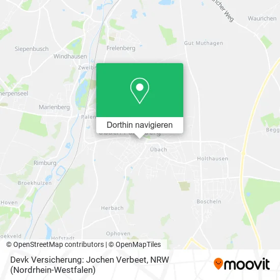 Devk Versicherung: Jochen Verbeet Karte