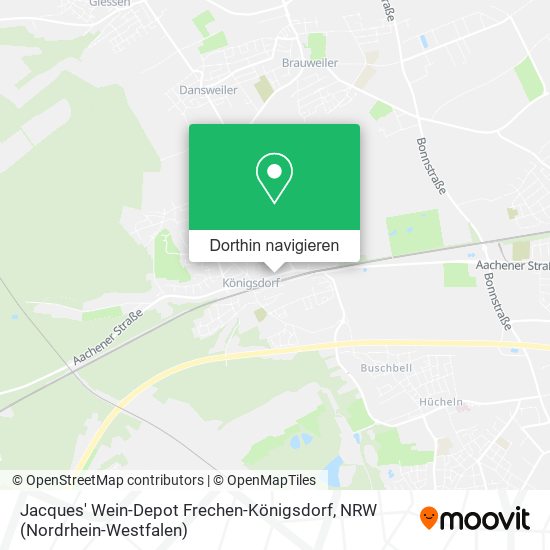 Jacques' Wein-Depot Frechen-Königsdorf Karte