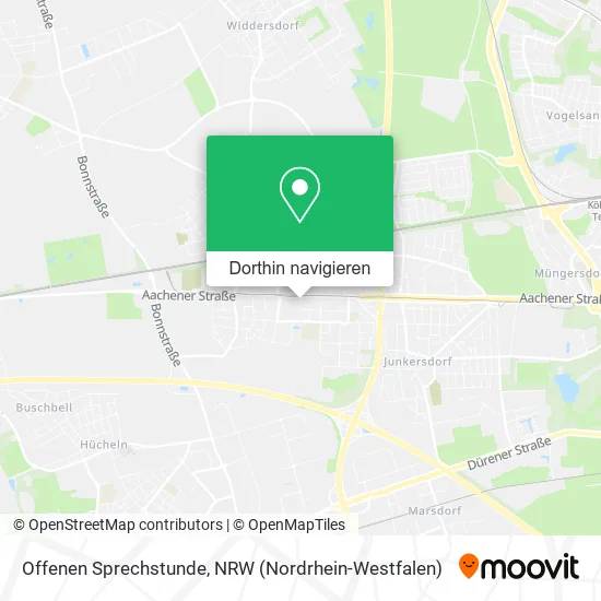 Offenen Sprechstunde Karte