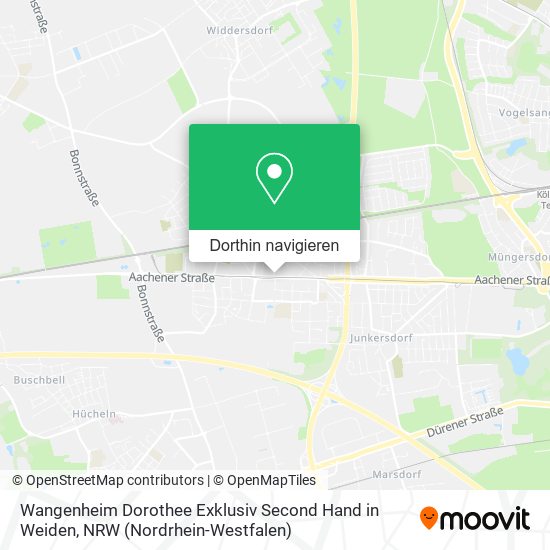 Wangenheim Dorothee Exklusiv Second Hand in Weiden Karte