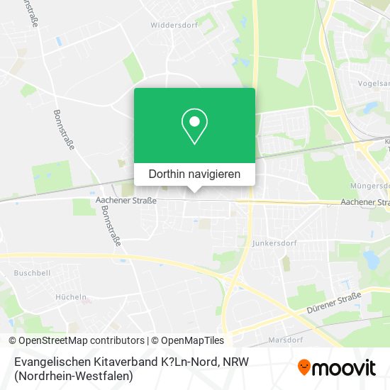 Evangelischen Kitaverband K?Ln-Nord Karte