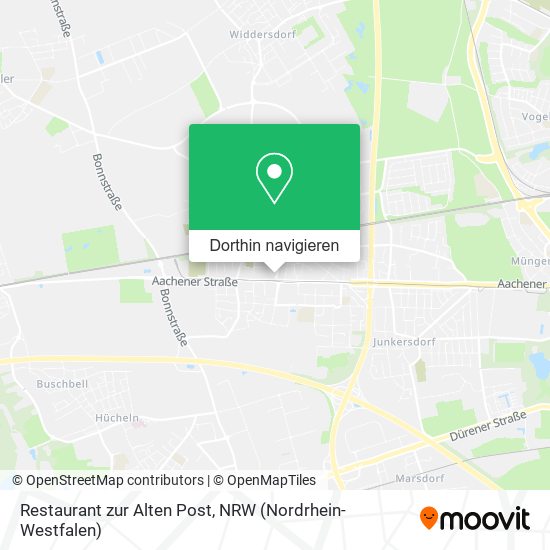 Restaurant zur Alten Post Karte