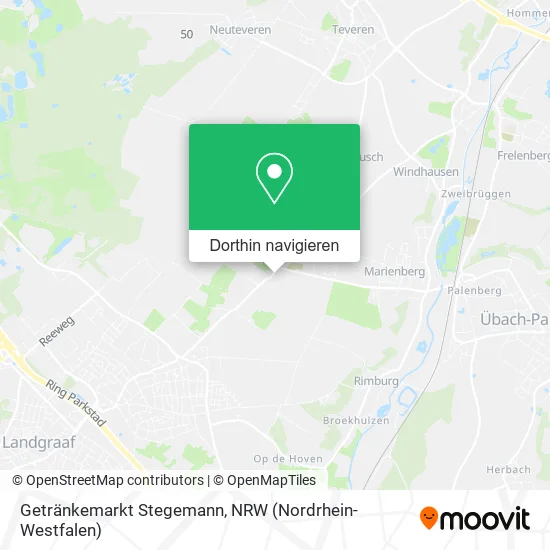 Getränkemarkt Stegemann Karte