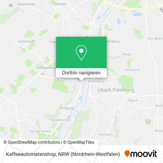 Kaffeeautomatenshop Karte