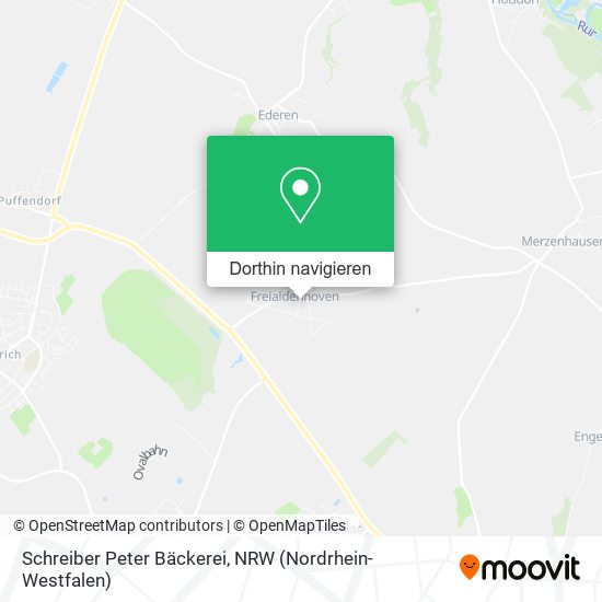 Schreiber Peter Bäckerei Karte