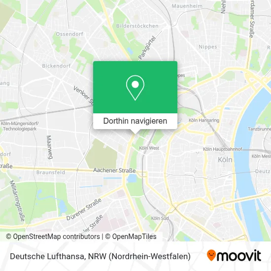 Deutsche Lufthansa Karte