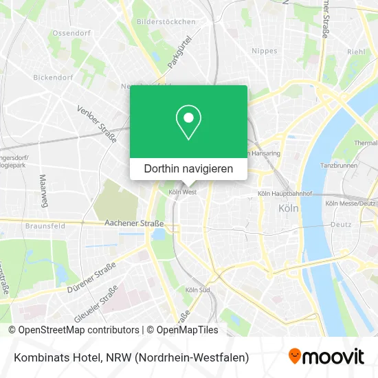 Kombinats Hotel Karte