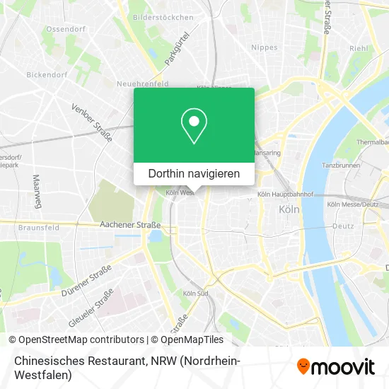 Chinesisches Restaurant Karte