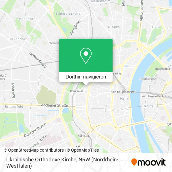 Ukrainische Orthodoxe Kirche Karte