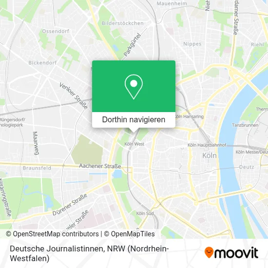 Deutsche Journalistinnen Karte